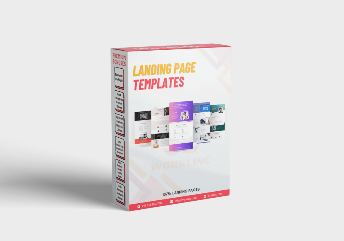 Landing Page Templates (White)