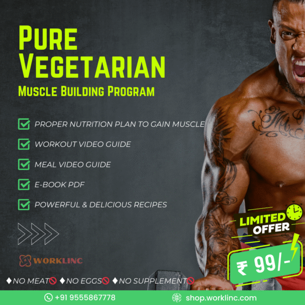 Pure Vegetarian Muscle Building Program