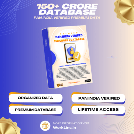 150+ Crore PAN India Database - Premium Detailed Data