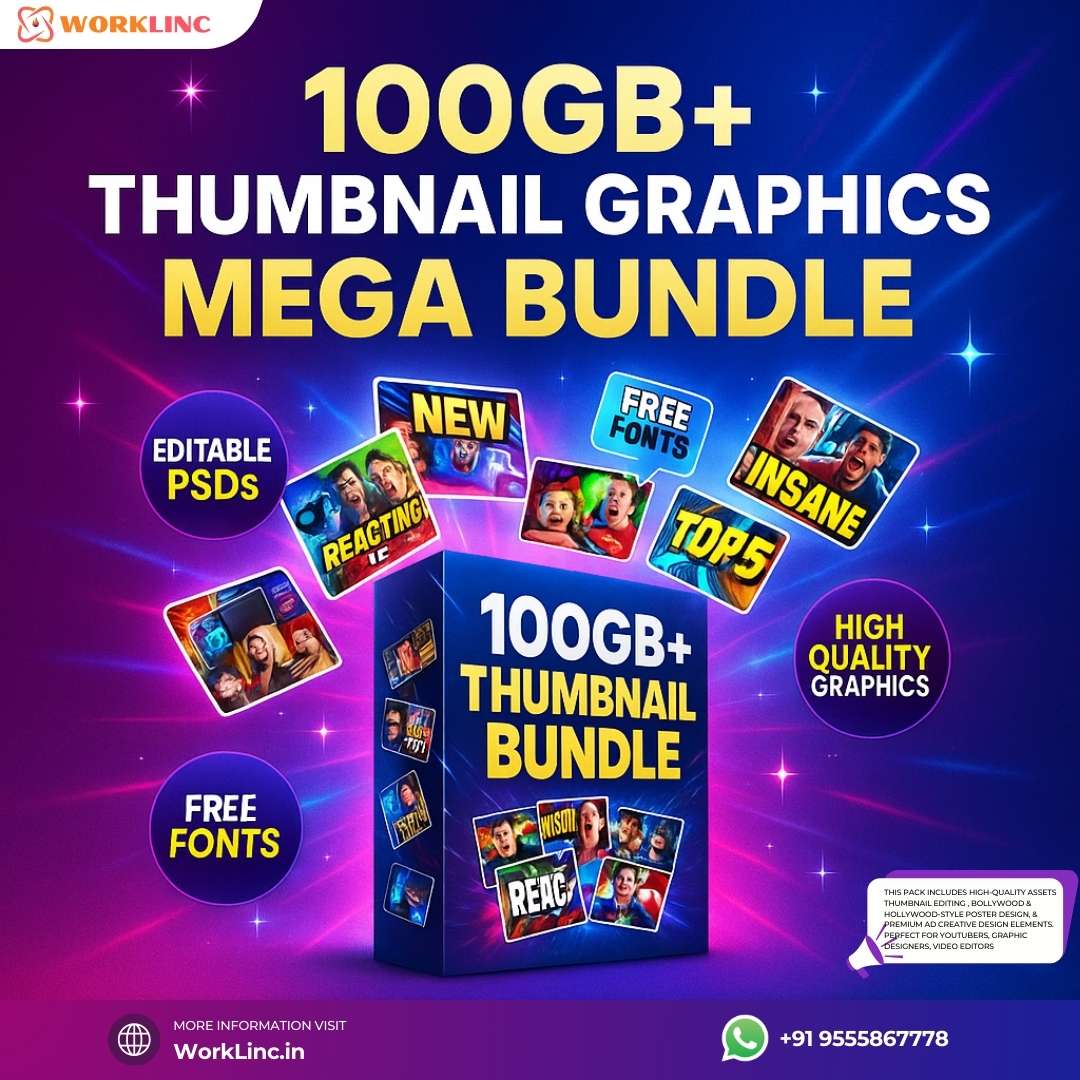 100GB+ Thumbnail Graphics Mega Bundle 100GB+ Thumbnail Graphics Mega Bundle - Image 1