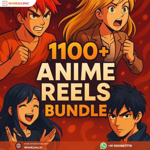 1100+ Anime Reels Bundle