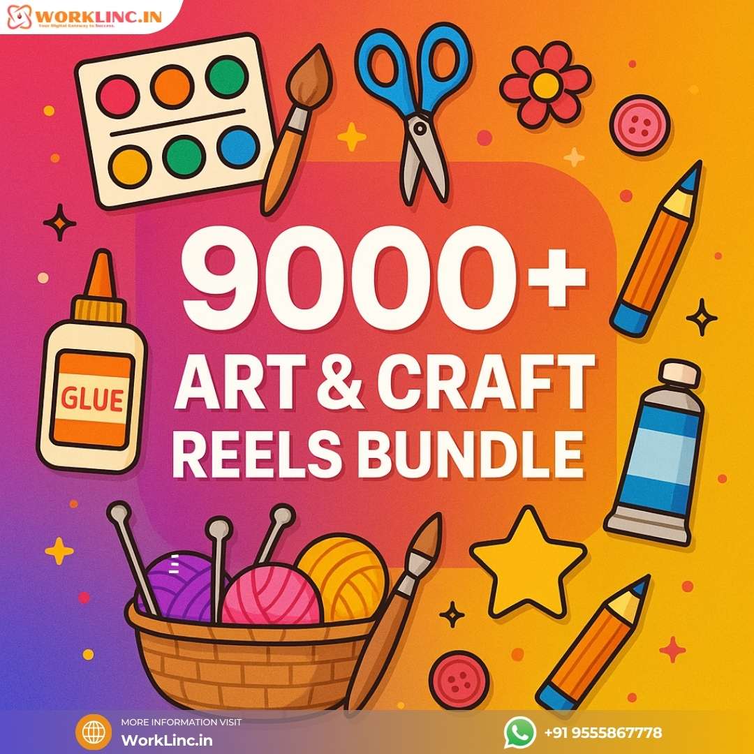 9000+ Art & Craft Reels Bundle 9000+ Art & Craft Reels Bundle - Image 1