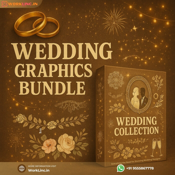 Wedding Graphics Collection Bundle - Image 1