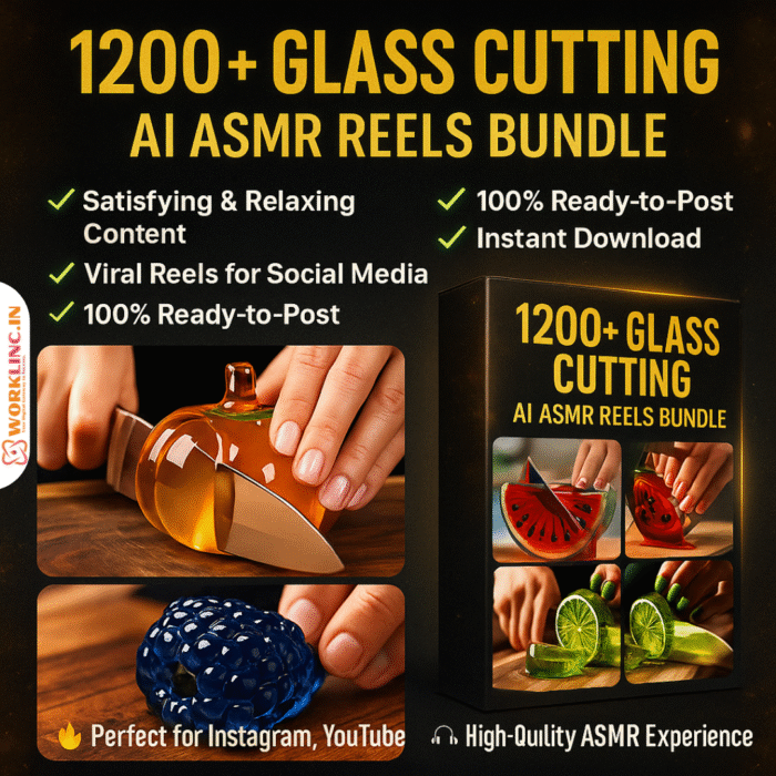 1200+ Glass Cutting AI ASMR Reels Bundle - Image 2