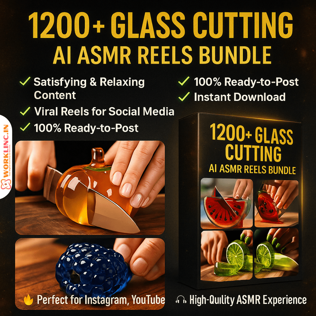 1200+ GLASS CUTTING AI ASMR REELS BUNDLE - 1 1200+ Glass Cutting AI ASMR Reels Bundle - Image 2