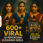 600+ Viral AI Reporting Vlogging Reels Bundle - Image 2
