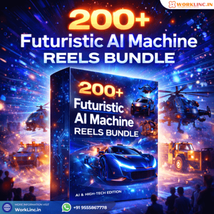 200+ Futuristic Ai Machine Reels Bundle