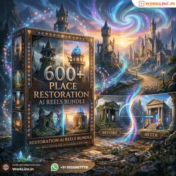 600+ Place Restoration Ai Reels Bundle