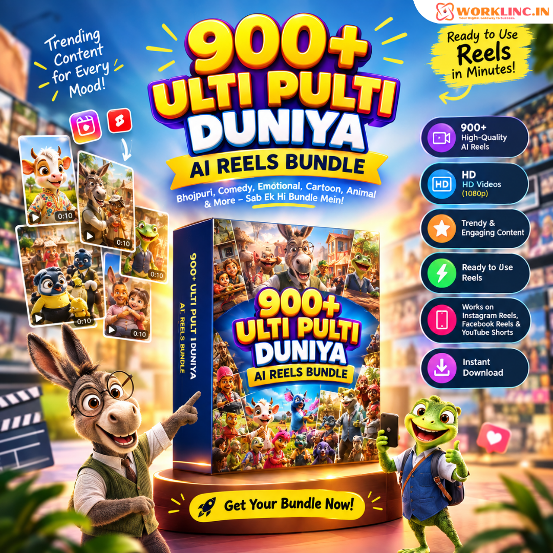 900+ Ulti Pulti Duniya AI Reels Bundle