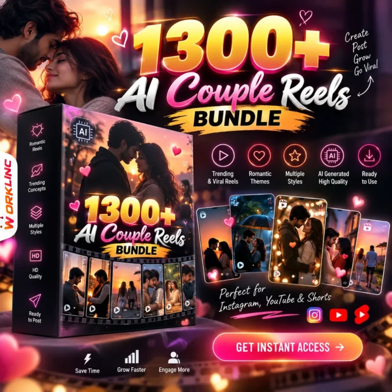 1300+ Ai Couple Reels Bundle