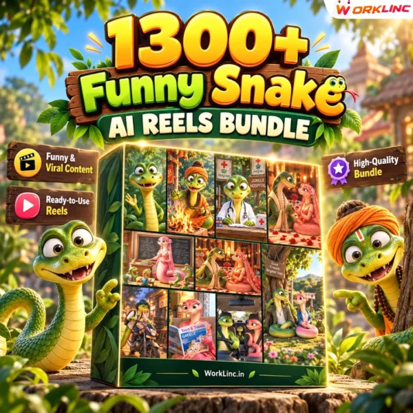 1300+ Funny Snake AI Reels Bundle
