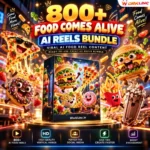 800+ Food Comes Alive AI Reels Bundle
