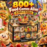 800+ Food Comes Alive AI Reels Bundle