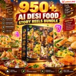 950+ AI Desi Food Story Reels Bundle